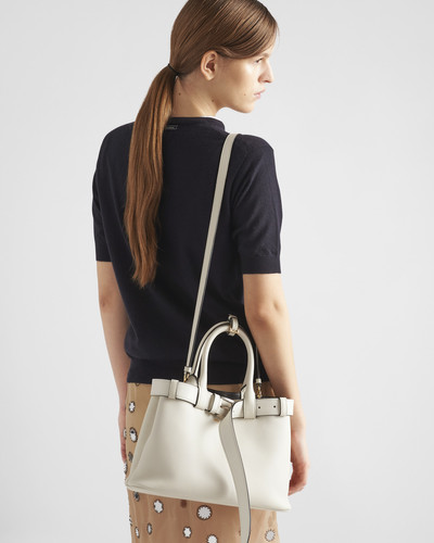 Prada Prada Buckle medium leather handbag with belt outlook