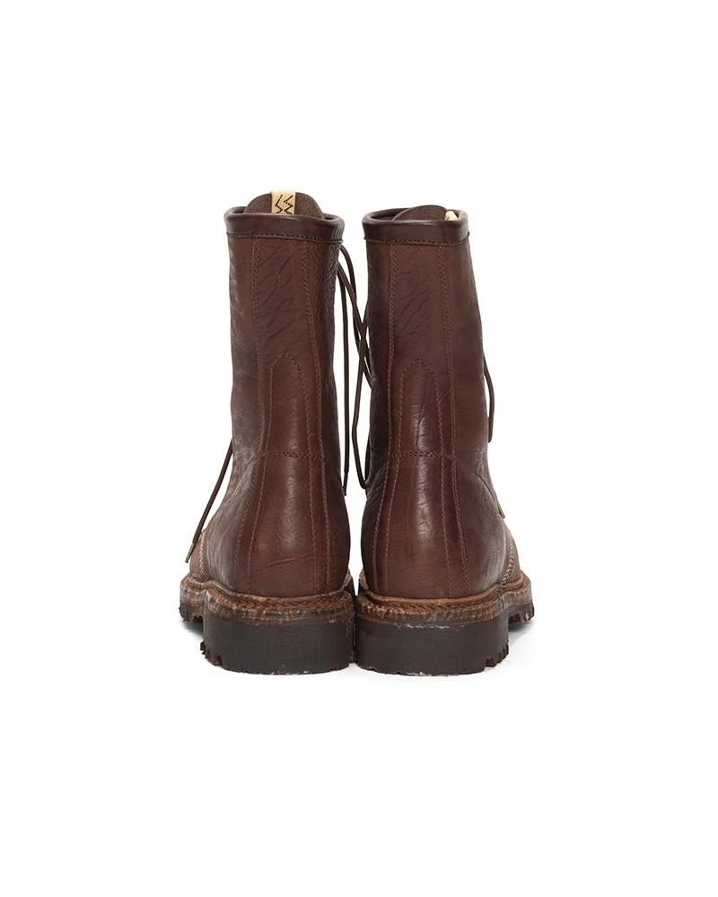 SCOUT PLAIN TOE BOOTS HI-FOLK DK.BROWN - 4