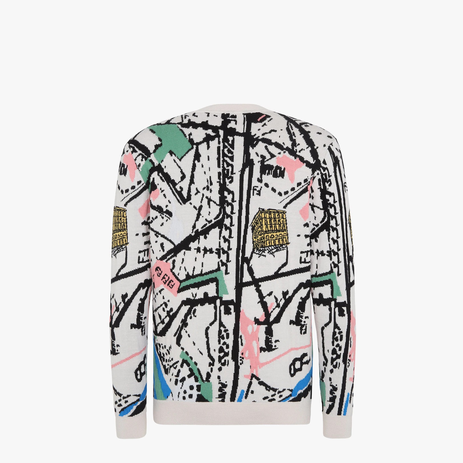 Multicolor knit pullover - 2