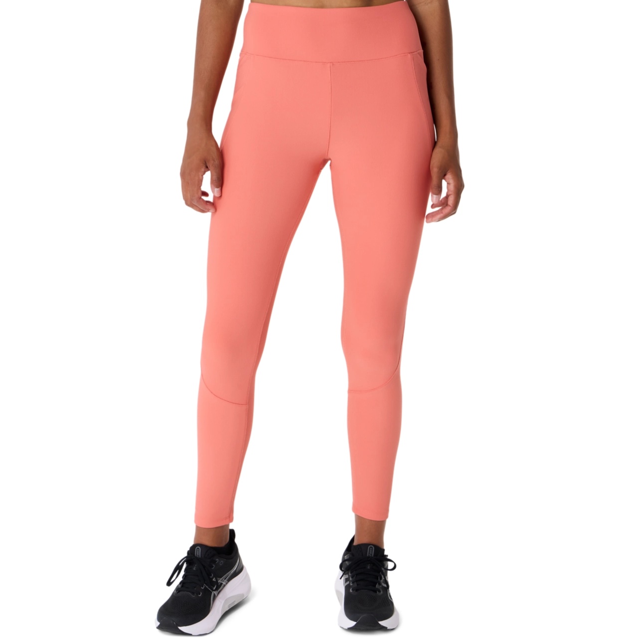 WOMEN'S RIB HIGH WAIST  7/8 TIGHT - 1