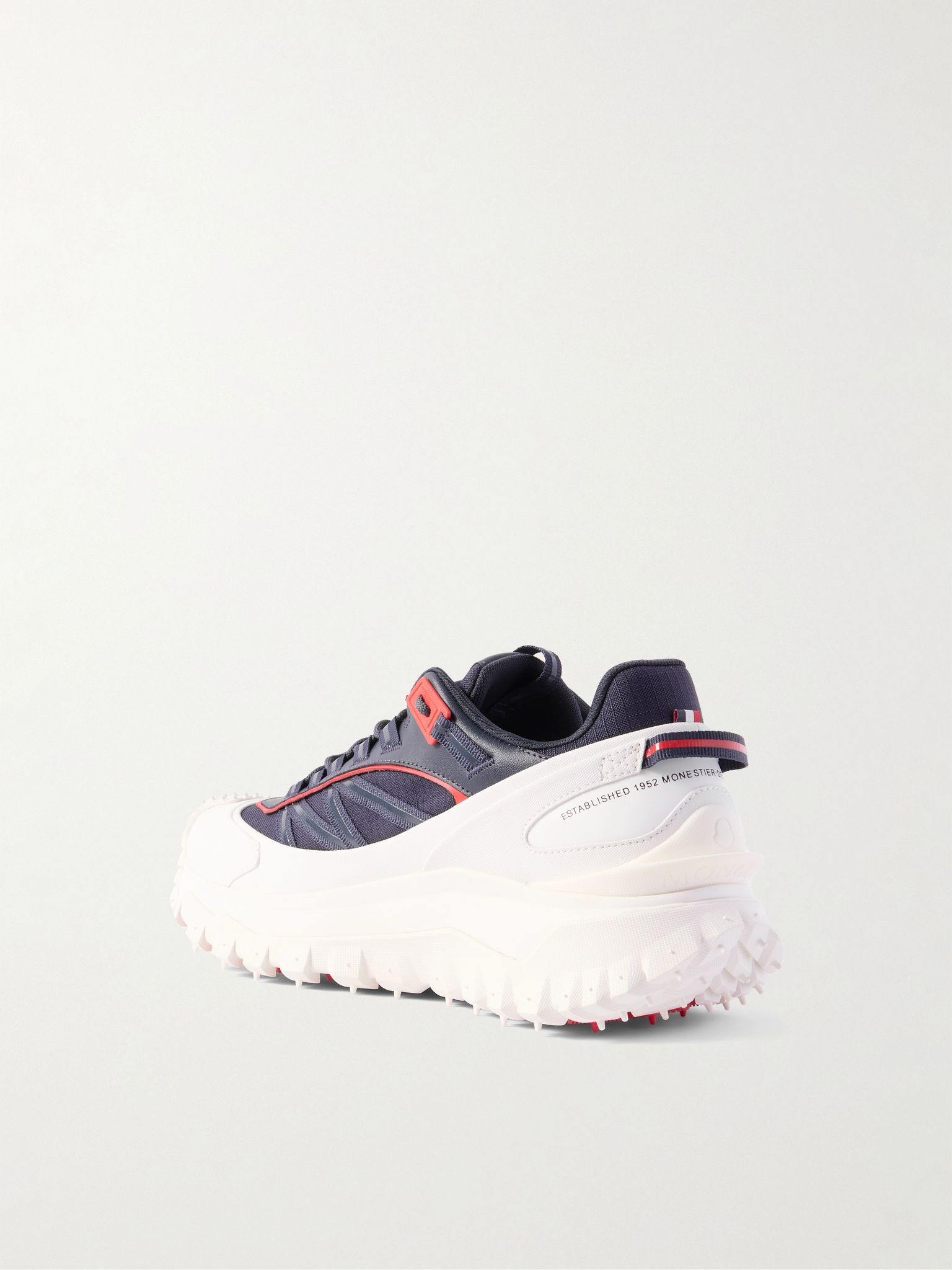 Trailgrip GTX Leather-Trimmed Ripstop and Rubber Sneakers Blue - 4