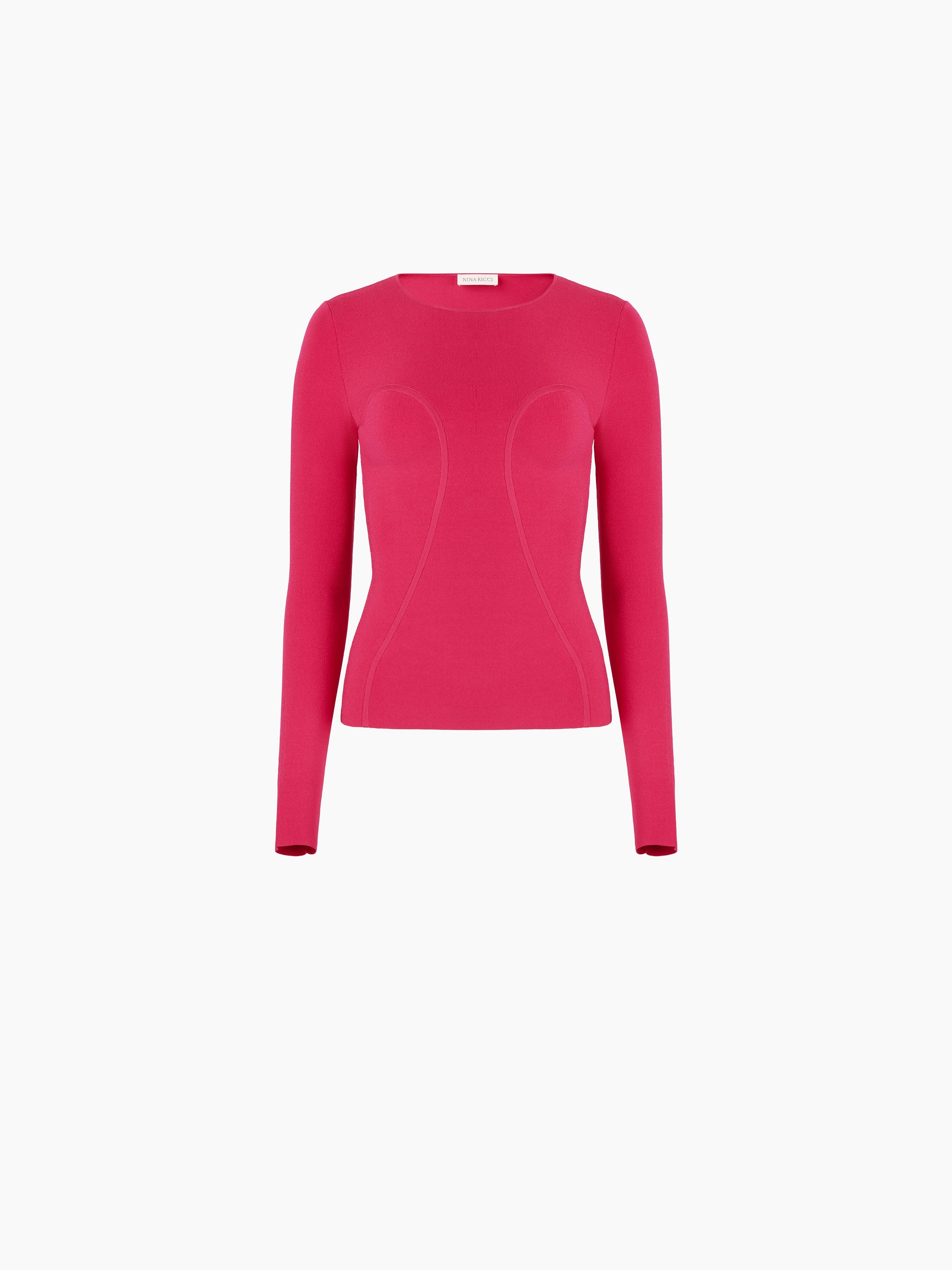 FITTED LONG SLEEVE TOP - 5