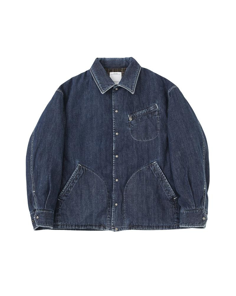 SS COACH DOWN COVERALL DMGD INDIGO - 2