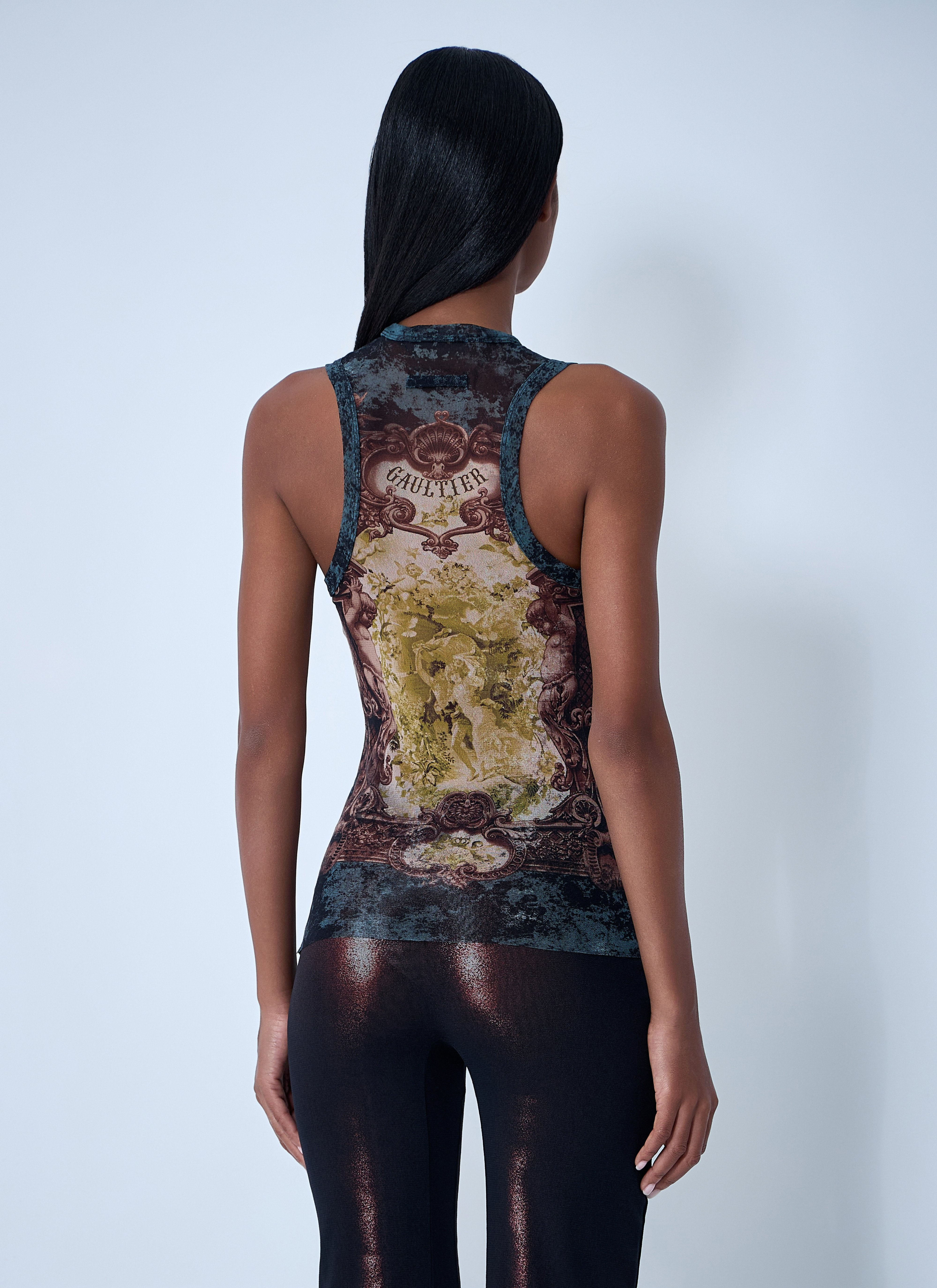 Jean Paul Gaultier Women Médaillon Mesh Tank Top - 4