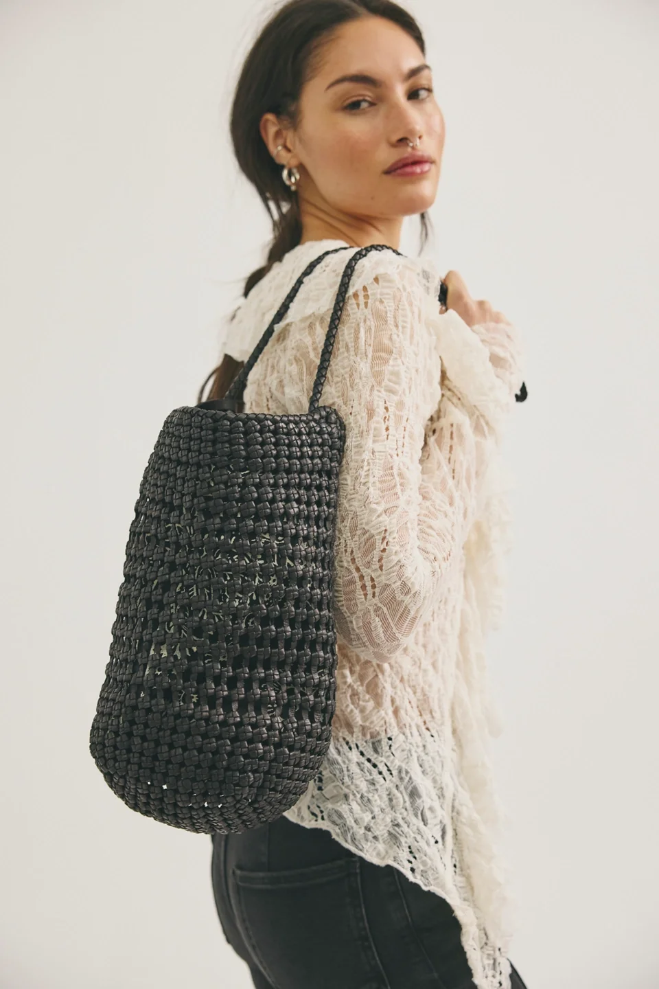 We The Free Woven Bucket Bag - 1