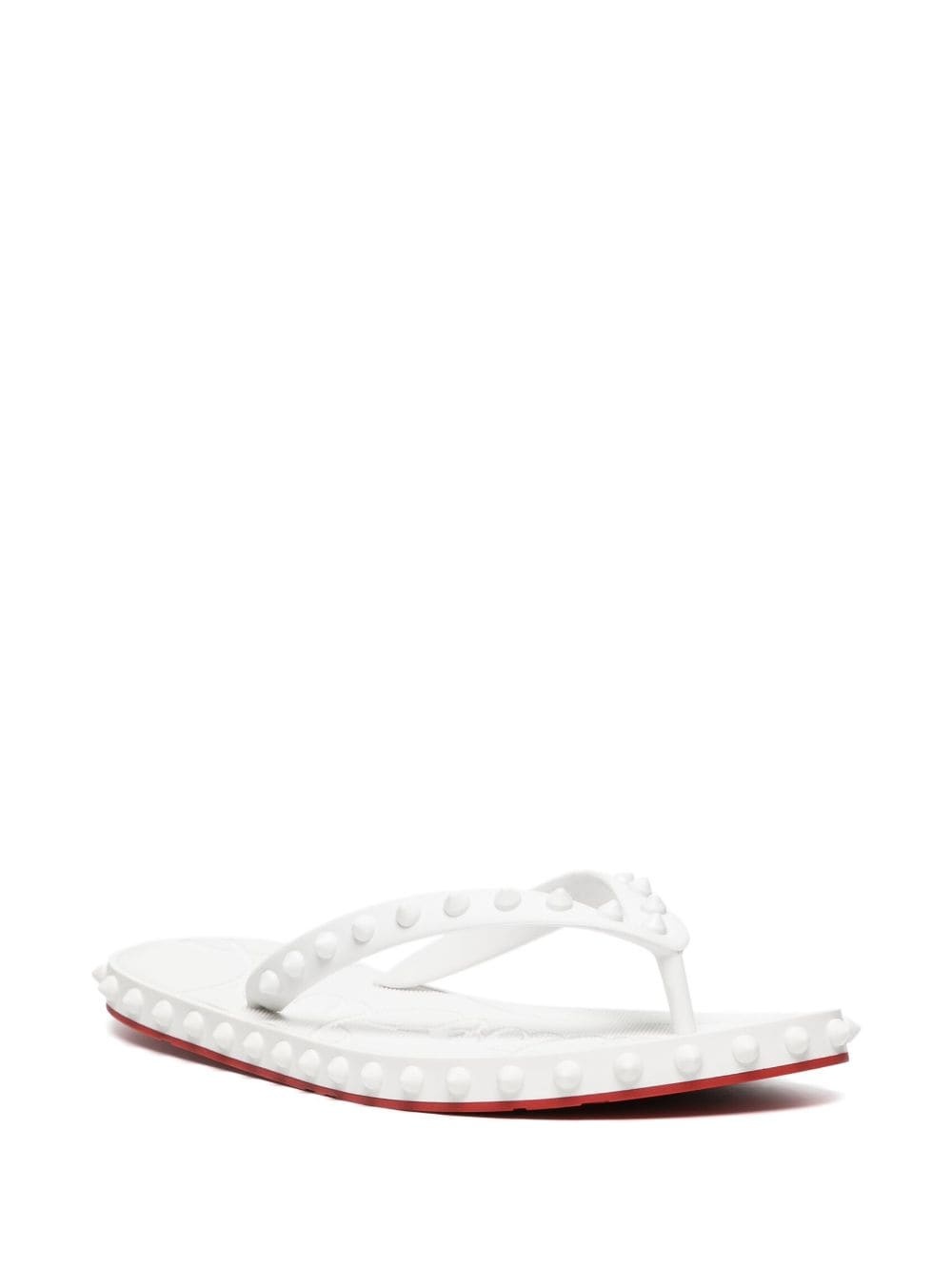 Super Loubi spike-embellished flip-flops - 2