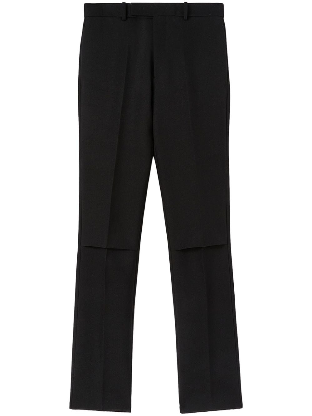 slim-fit tailored wool trousers - 1