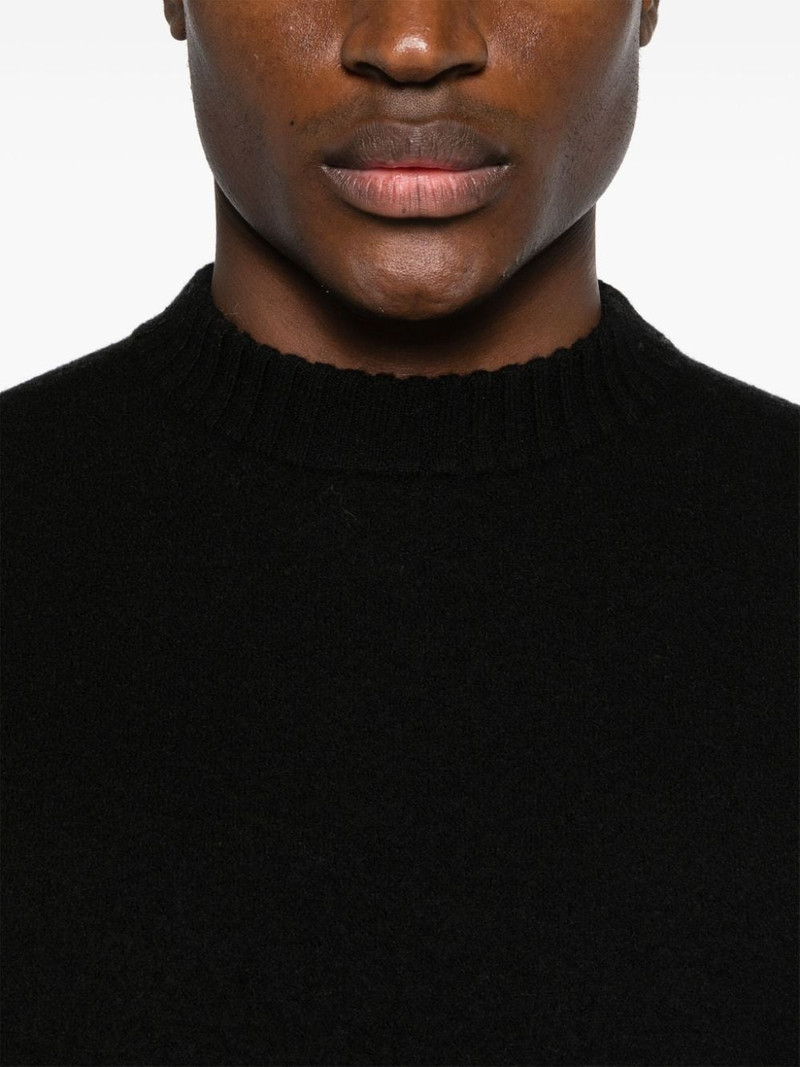 crew-neck boiled wool jumper 5