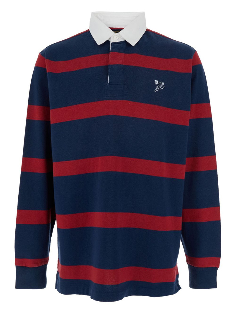 striped polo shirt 1