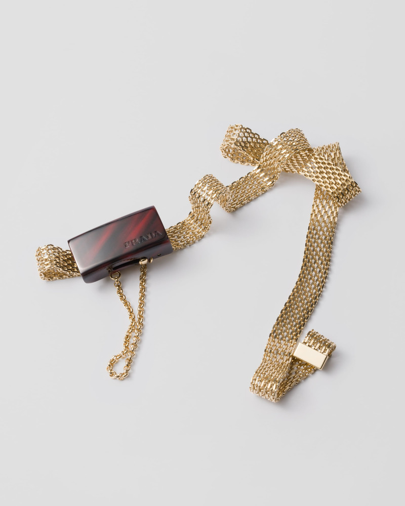 Prada Metal belt outlook