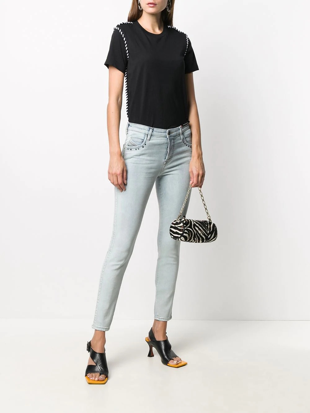 high rise skinny jeans - 2