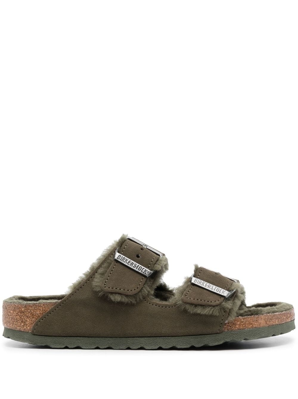 Arizona buckle-fastening suede sandals - 1