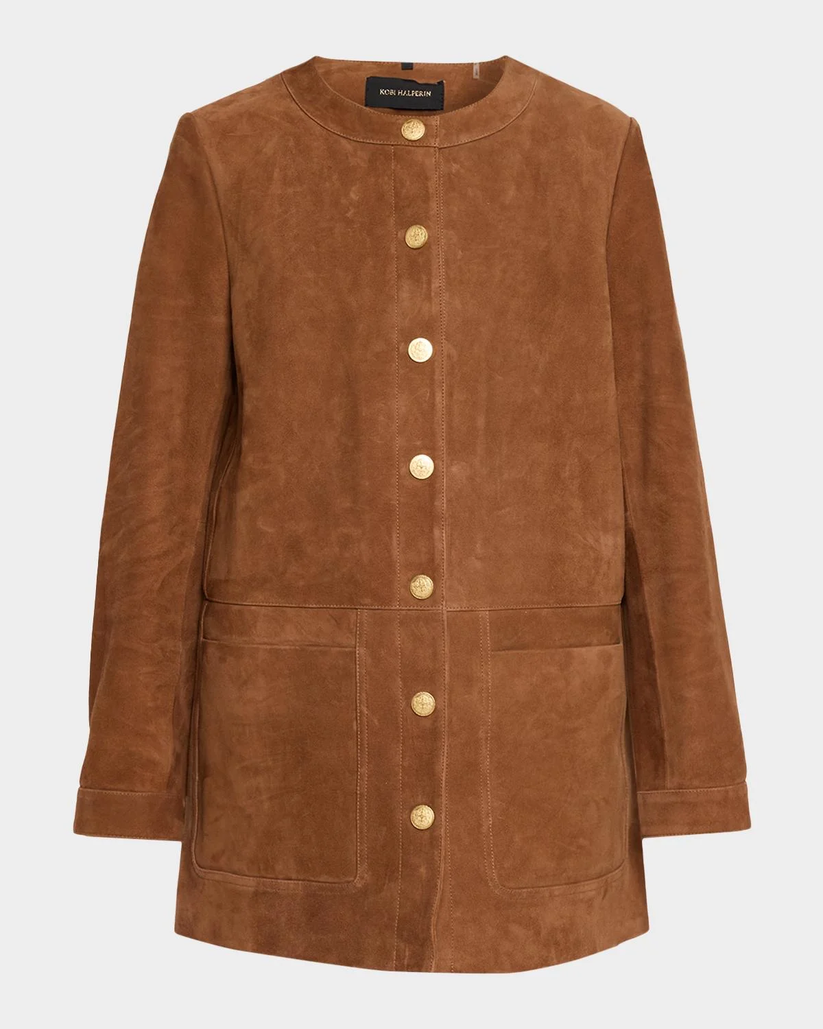 Linda Bonded Suede Coat - 1