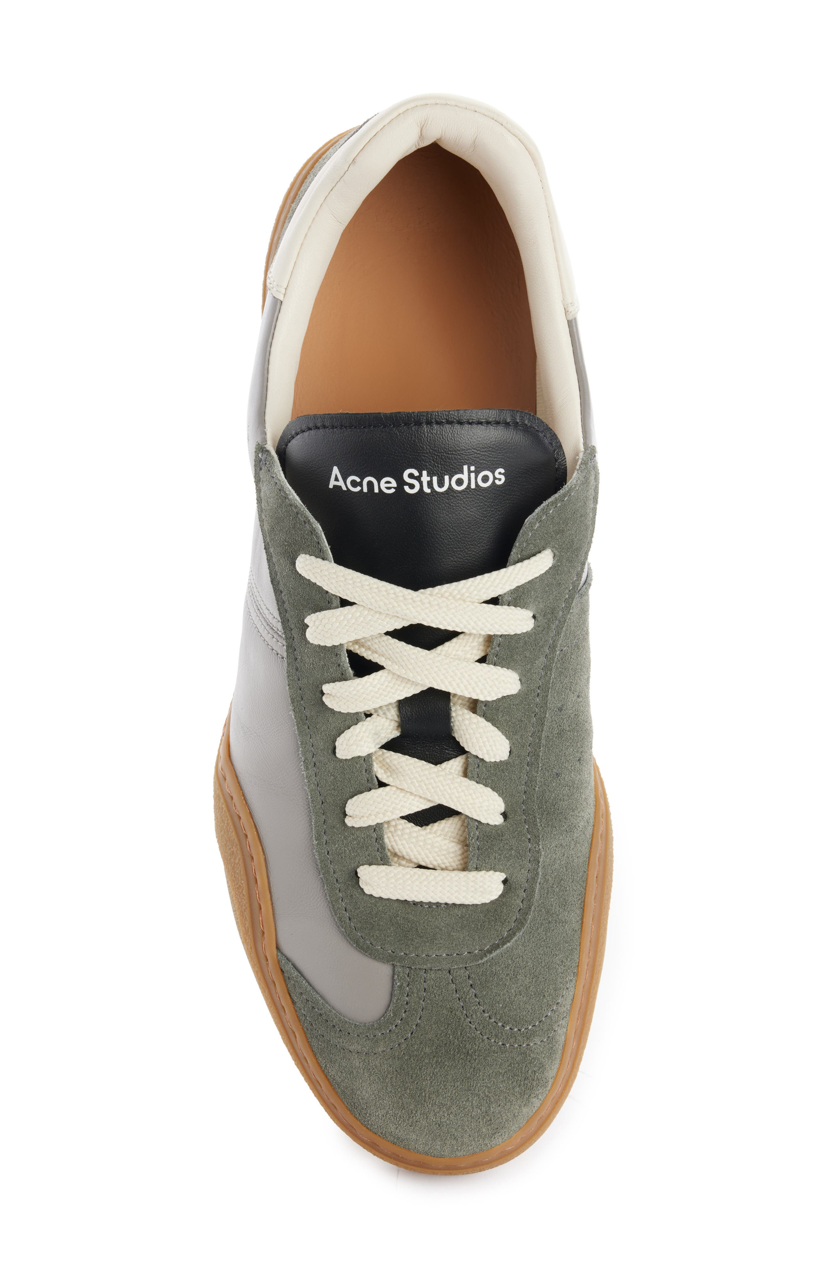 Acne Studios Low Top Sneaker in Multi Grey at Nordstrom - 4