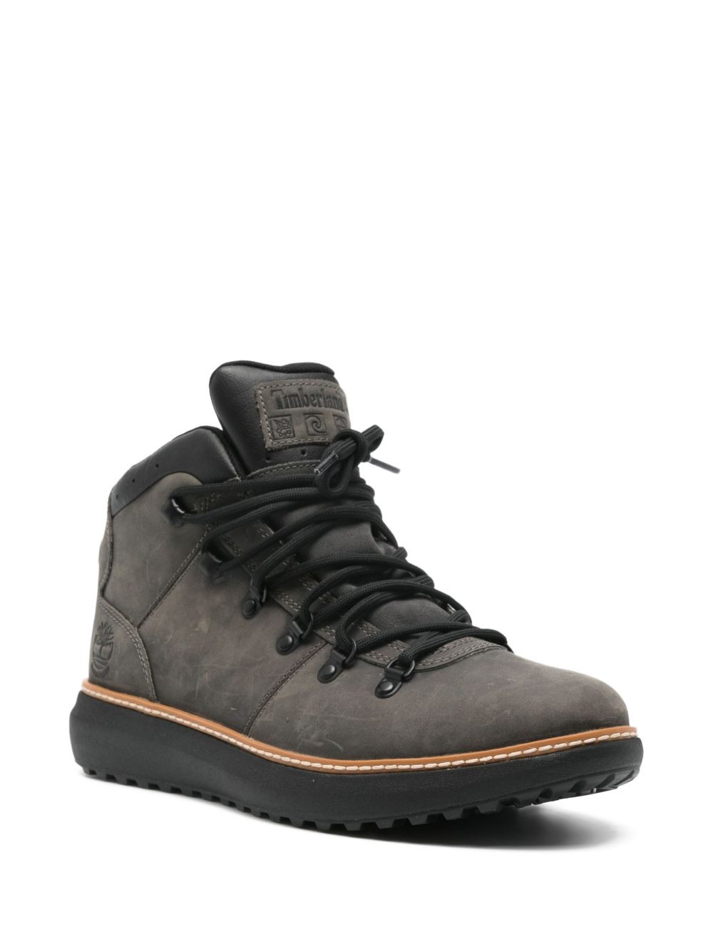 Hudson Road lace-up leather boots - 2