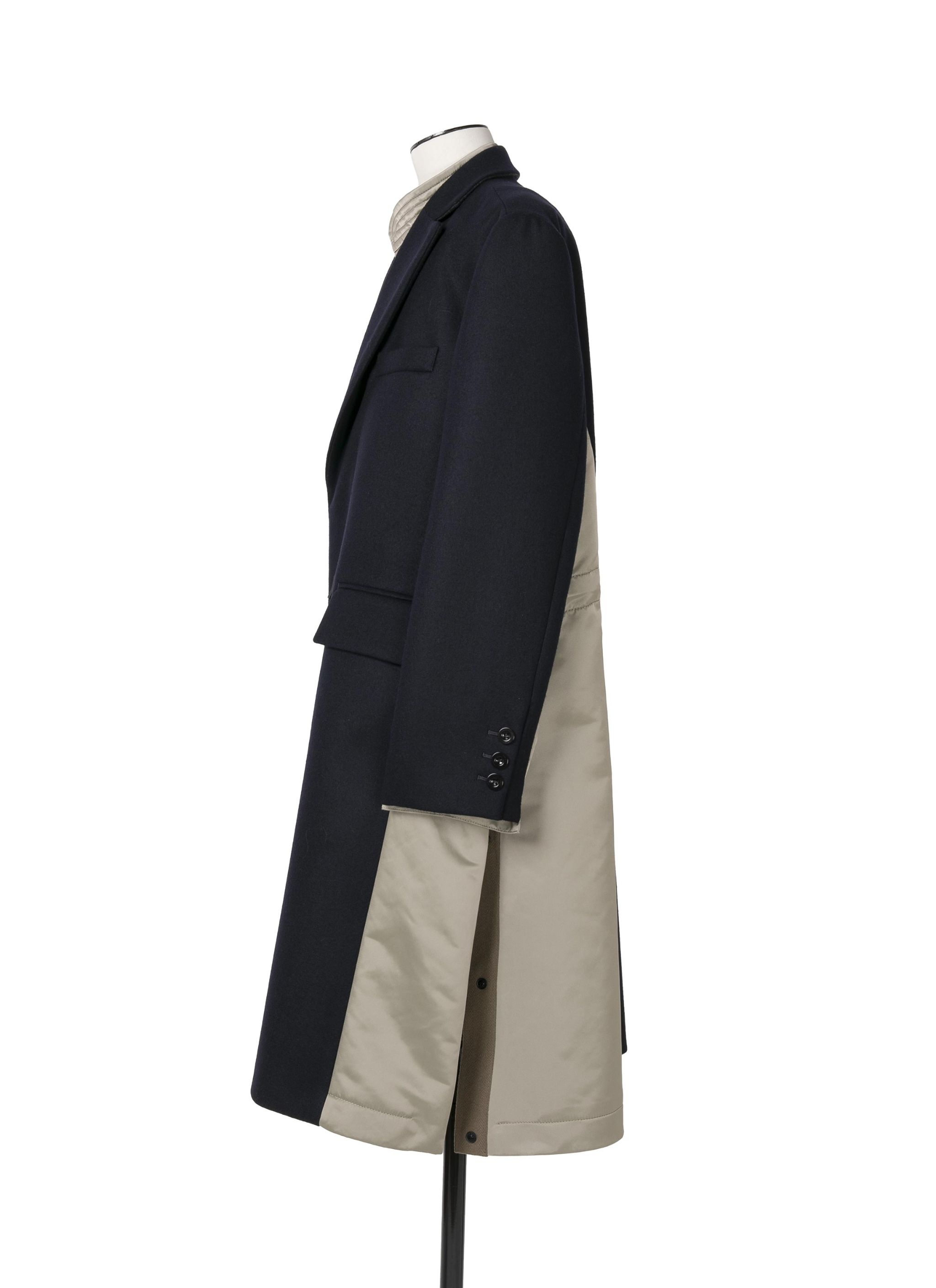 Wool Melton Coat - 3