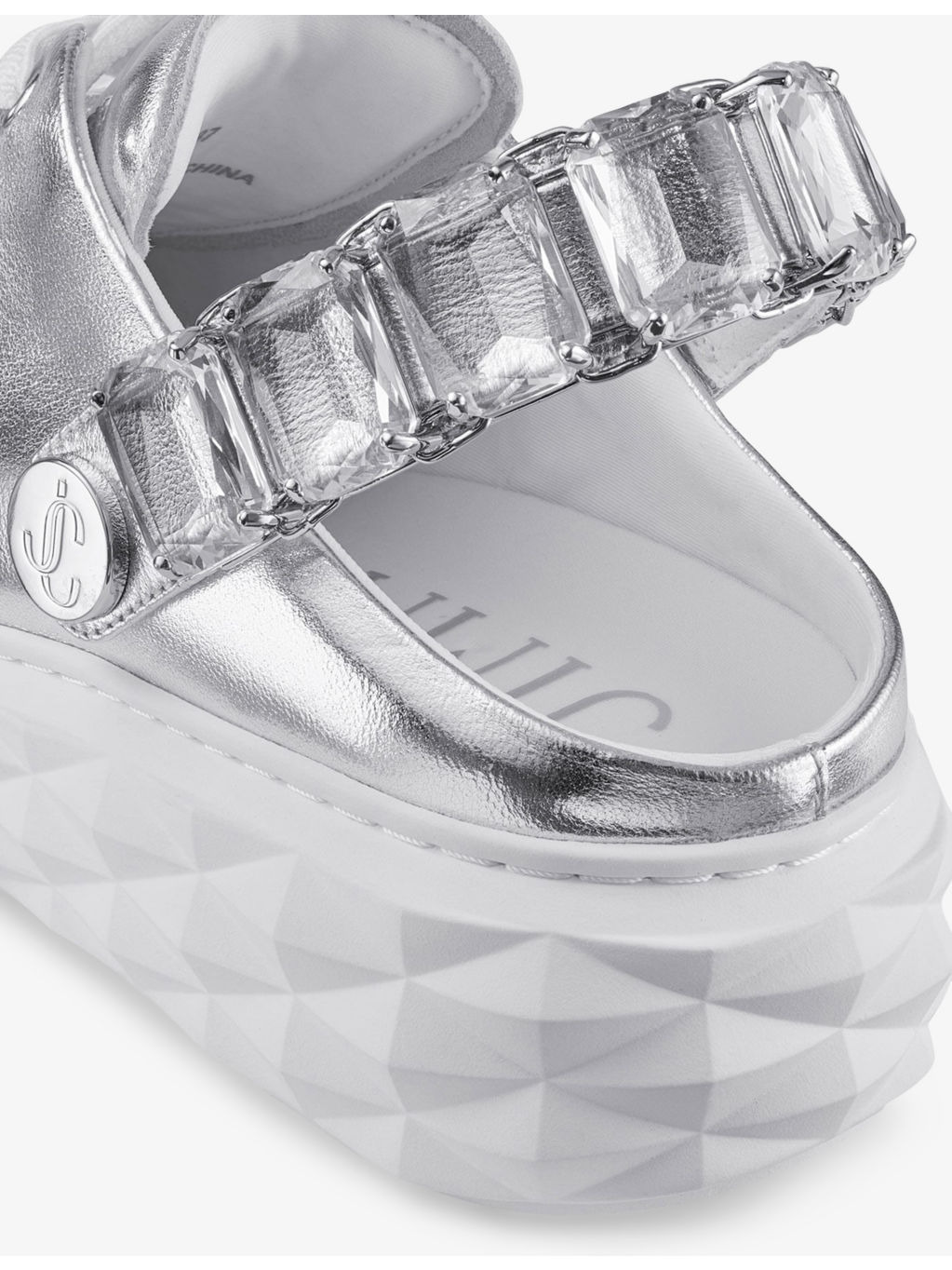 Diamond Sling Leather Low-Top Trainers - 5