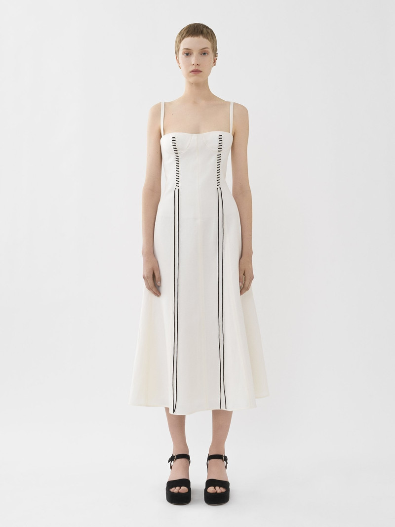 Chloé PINAFORE MIDI DRESS outlook