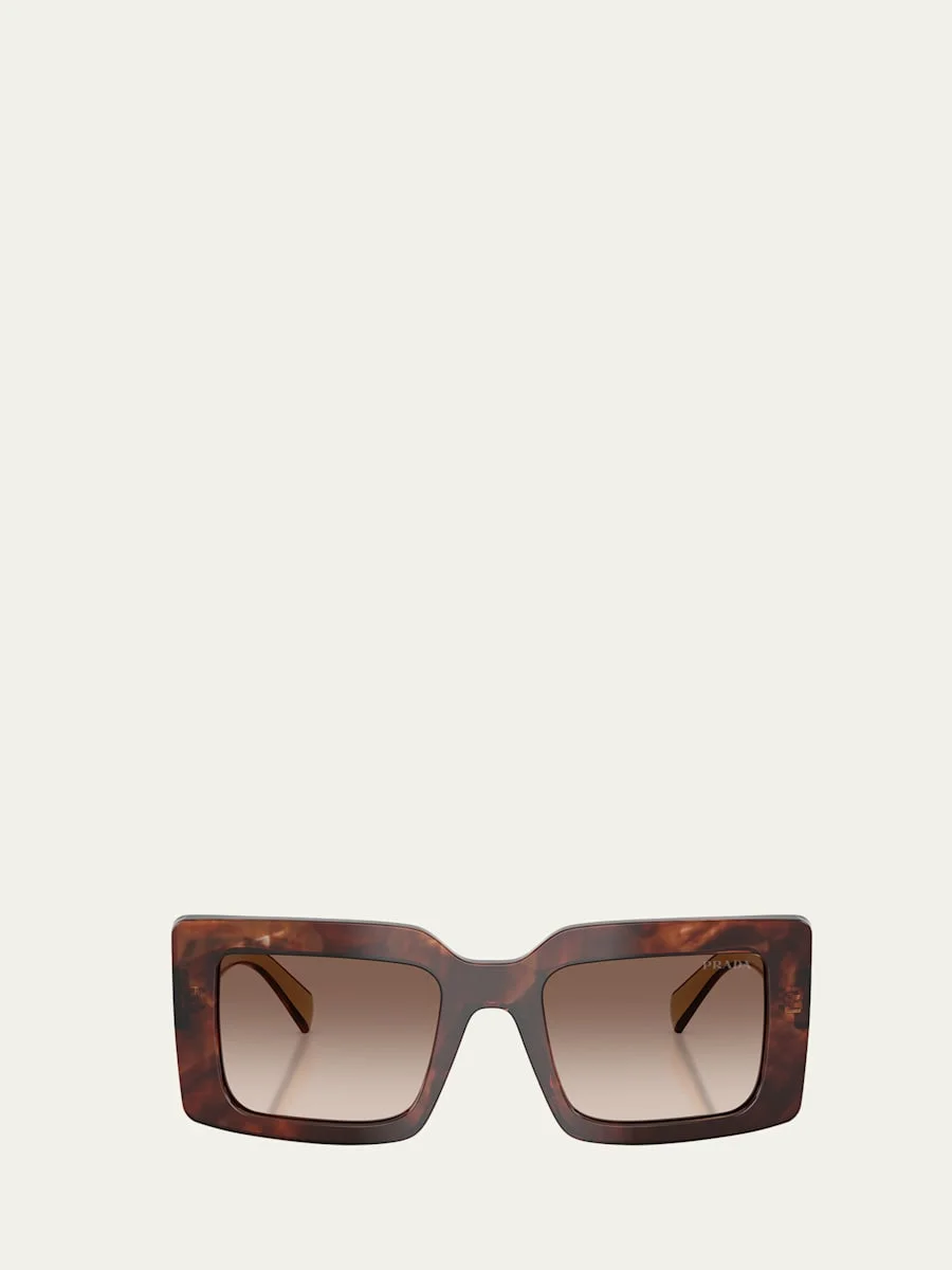 PR D01SF 53MM Rectangular Sunglasses - 1