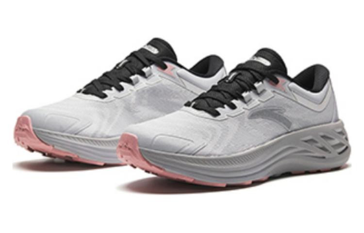 (WMNS) ANTA Running Series Sneakers 'Black White Pink' 122415531-5 - 3