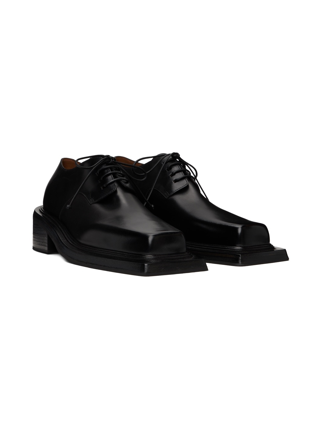 Black Cassettino Derbys - 4