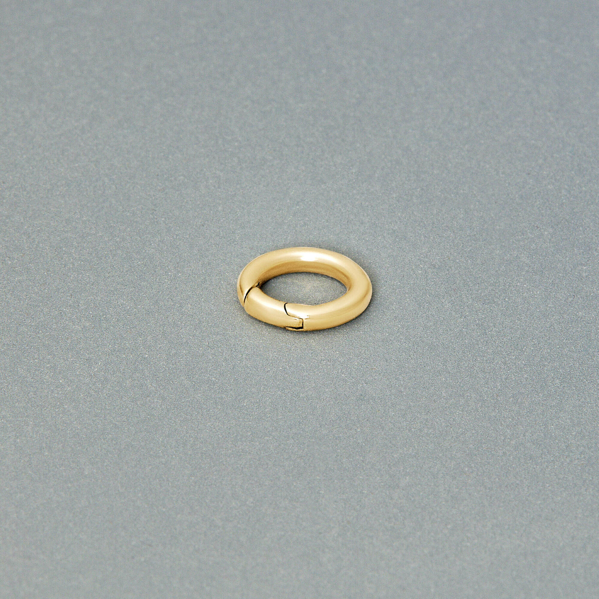 Gold Circle Charm Connector - 4