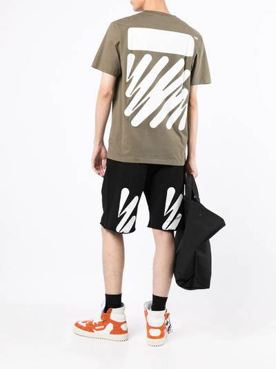 Off-White Wave Diag-print T-shirt outlook