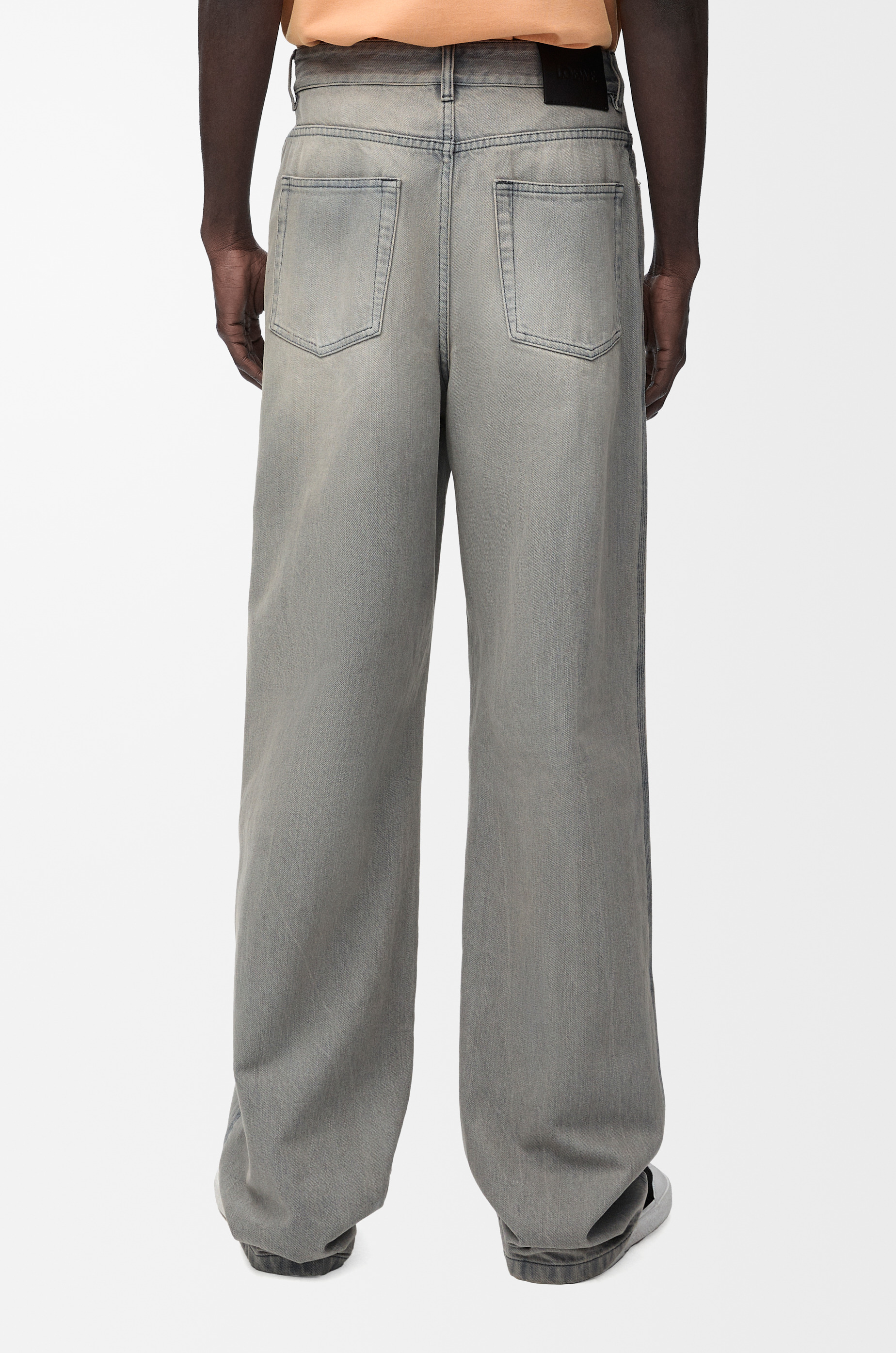 Anagram baggy jeans in denim - 4
