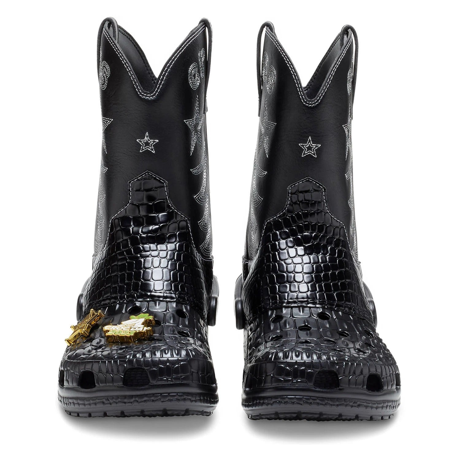 Crocs Classic Cowboy Boot 'Black' 208695-001 - 3