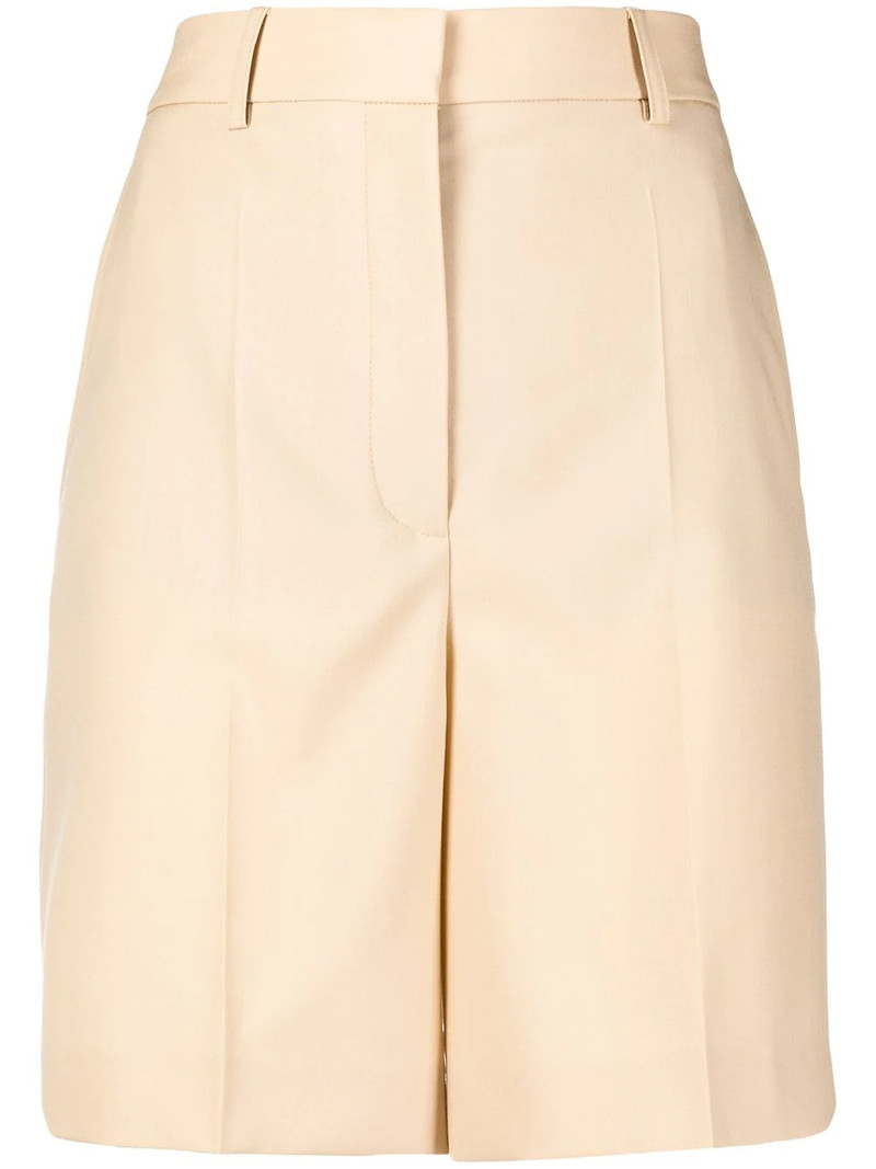 high-waisted tailored shorts 1