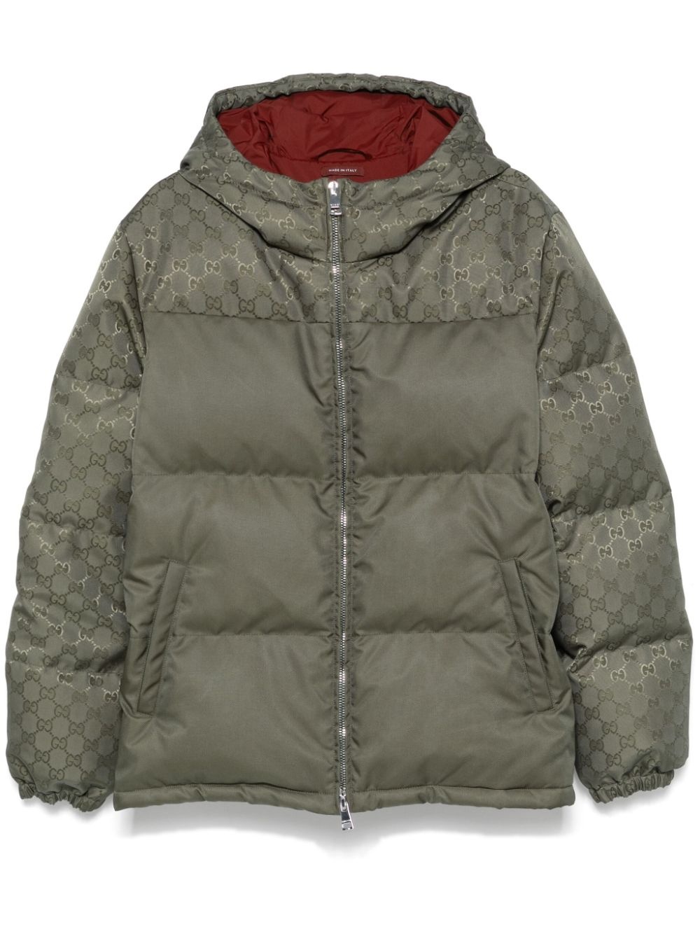 GG canvas puffer jacket - 1