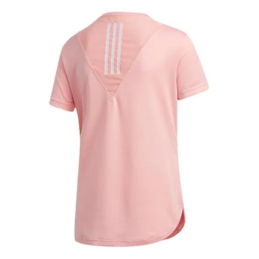 (WMNS) adidas Training 3-Stripes Tee HEAT.RDY Pink FK9619 - 1
