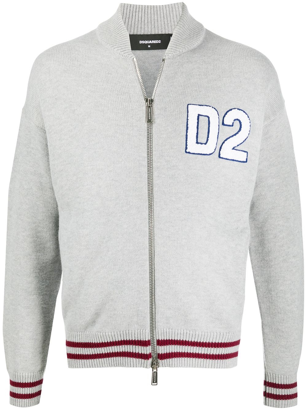 D2 zipped bomber jacket - 1