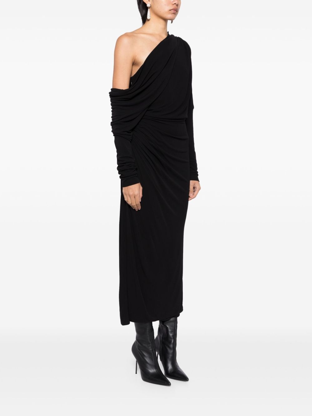 asymmetric hem dress - 3