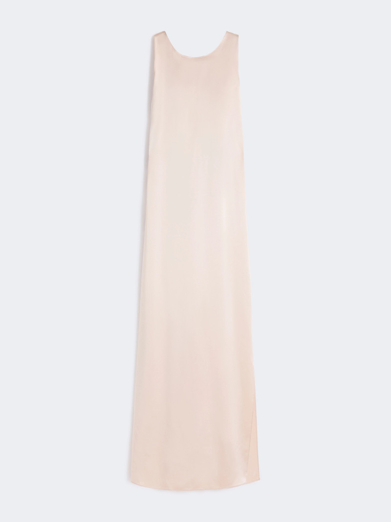 AZOTO Silk satin dress - POWDER 1