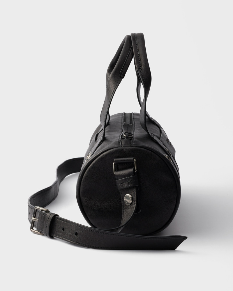 Large leather top-handle bag 6