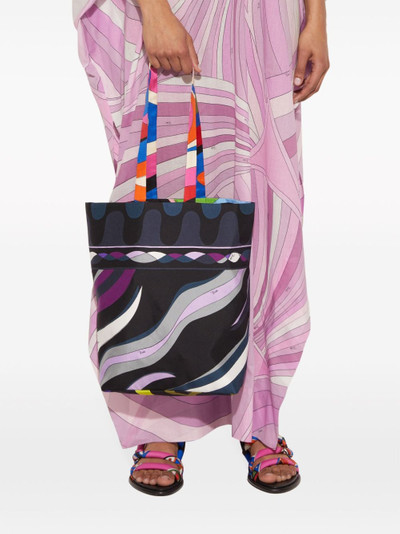 PUCCI Gallery reversible silk tote bag outlook