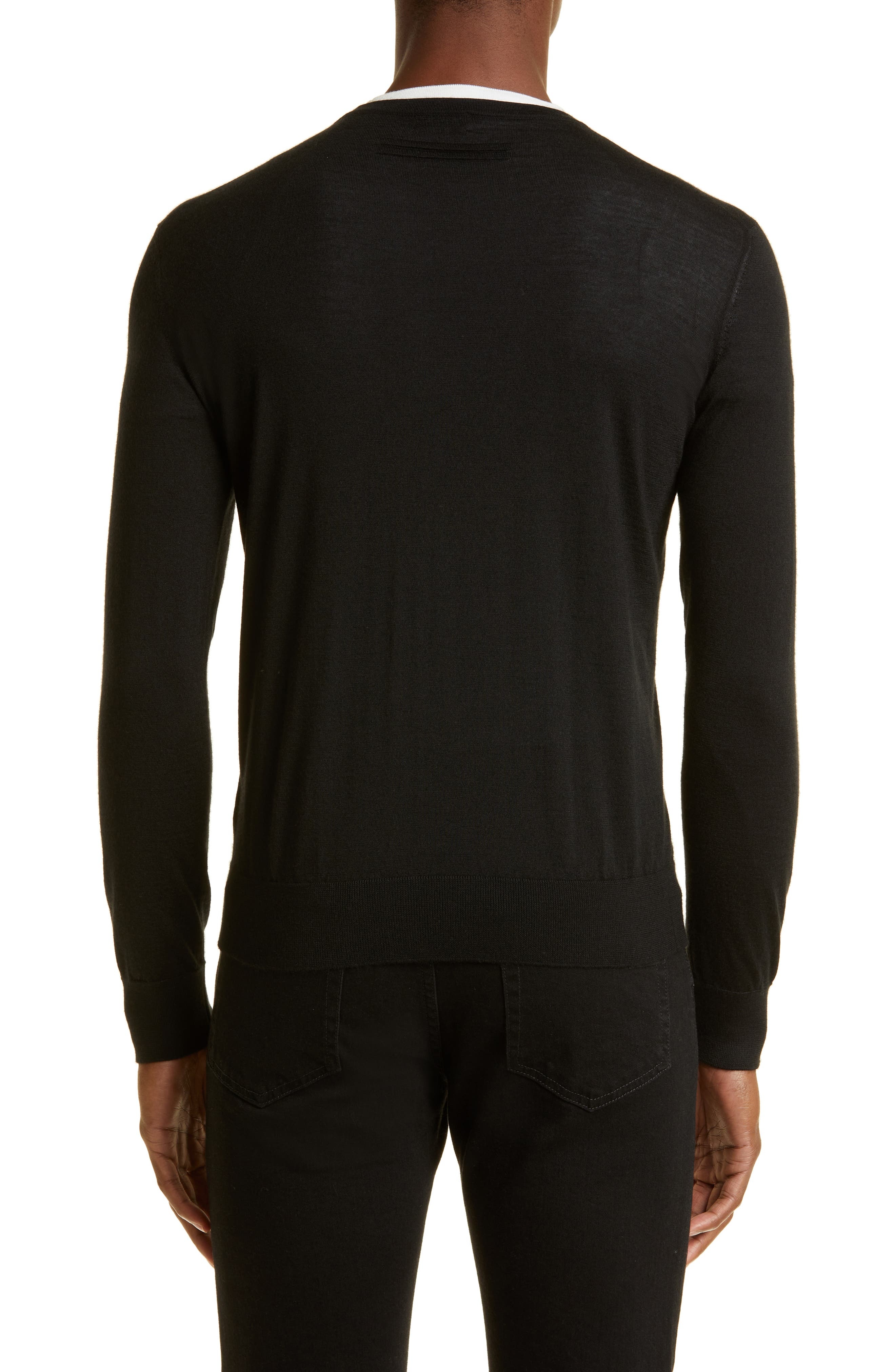 Men's Cashseta Cashmere & Silk Sweater - 2