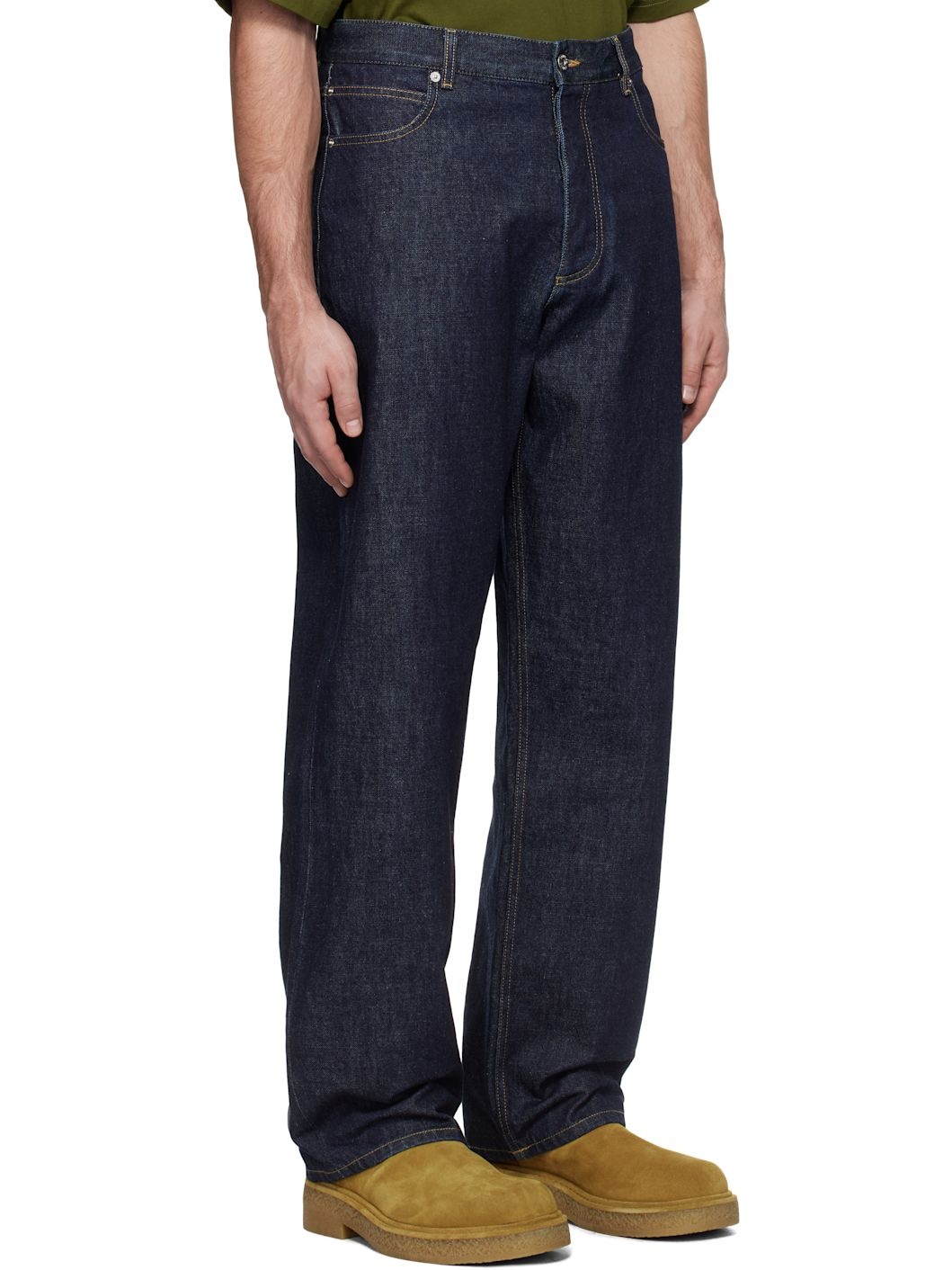 Indigo Wide Leg Jeans - 2