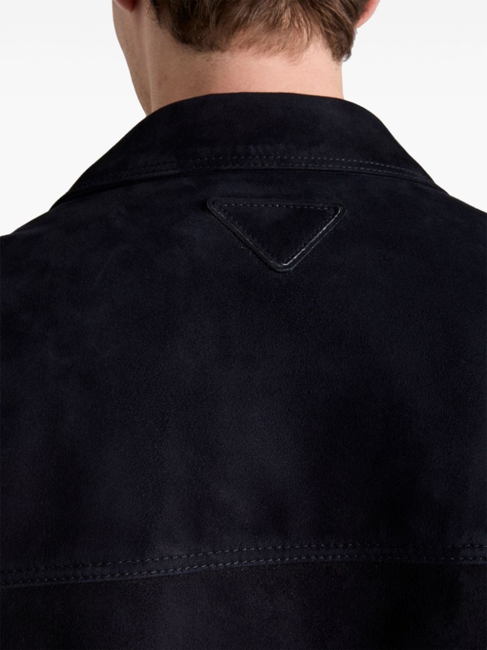 Suede blouson jacket - 6