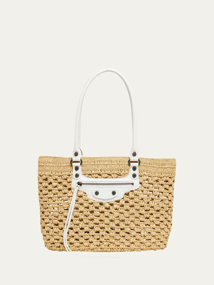 Le City Raffia Shoulder Bag - 1