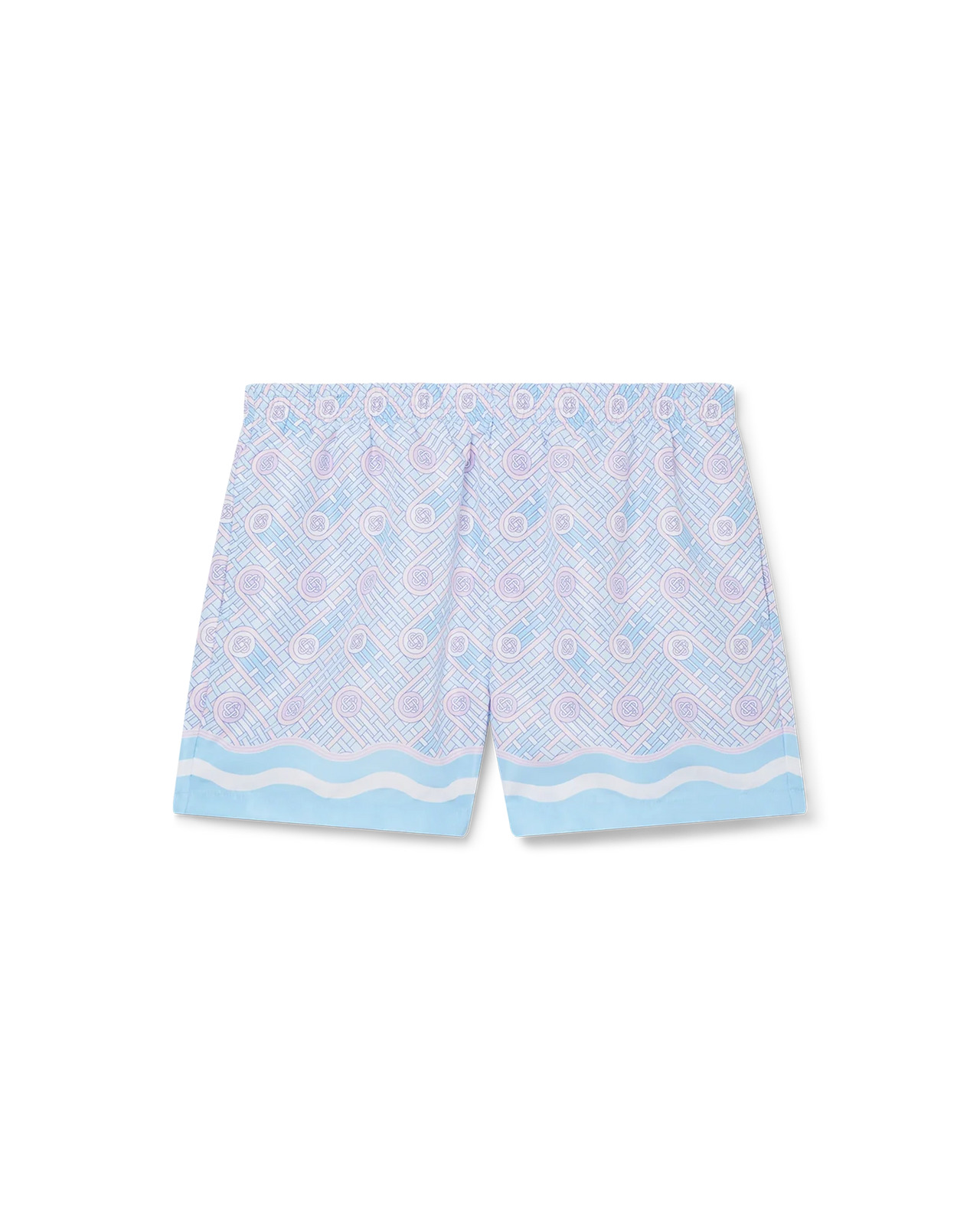 Blue Ping Pong Monogram Swim Trunks | Casablanca Paris - 1