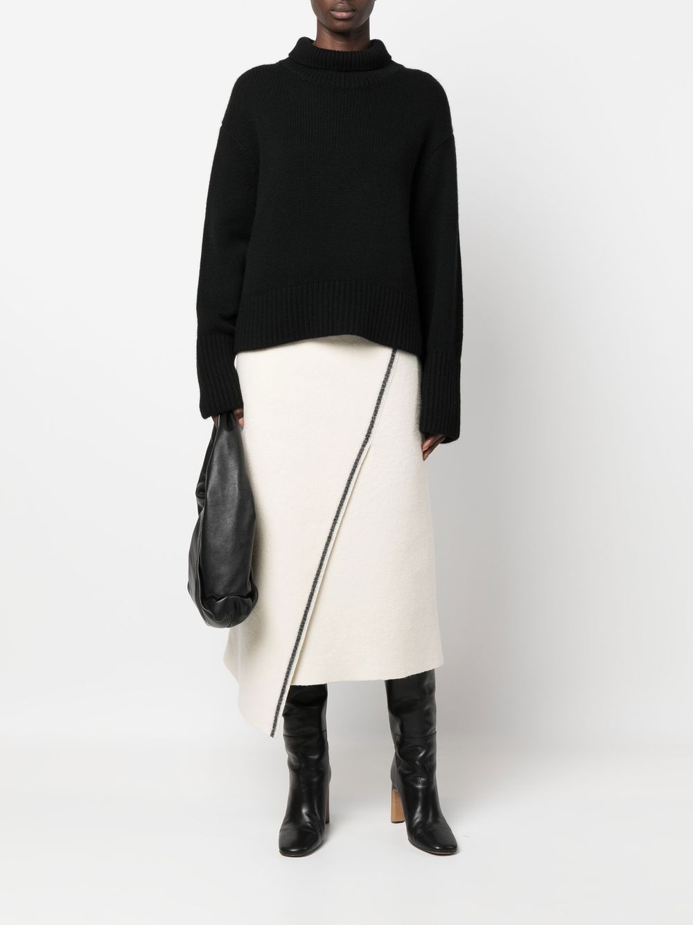 cashmere roll-neck jumper - 2