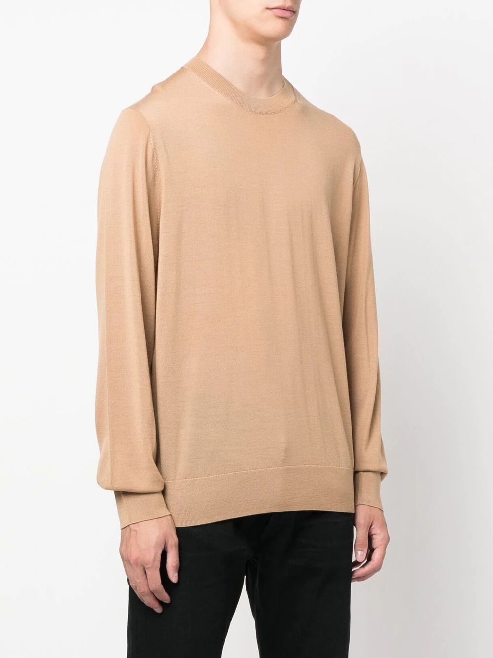 crew neck wool sweater - 3