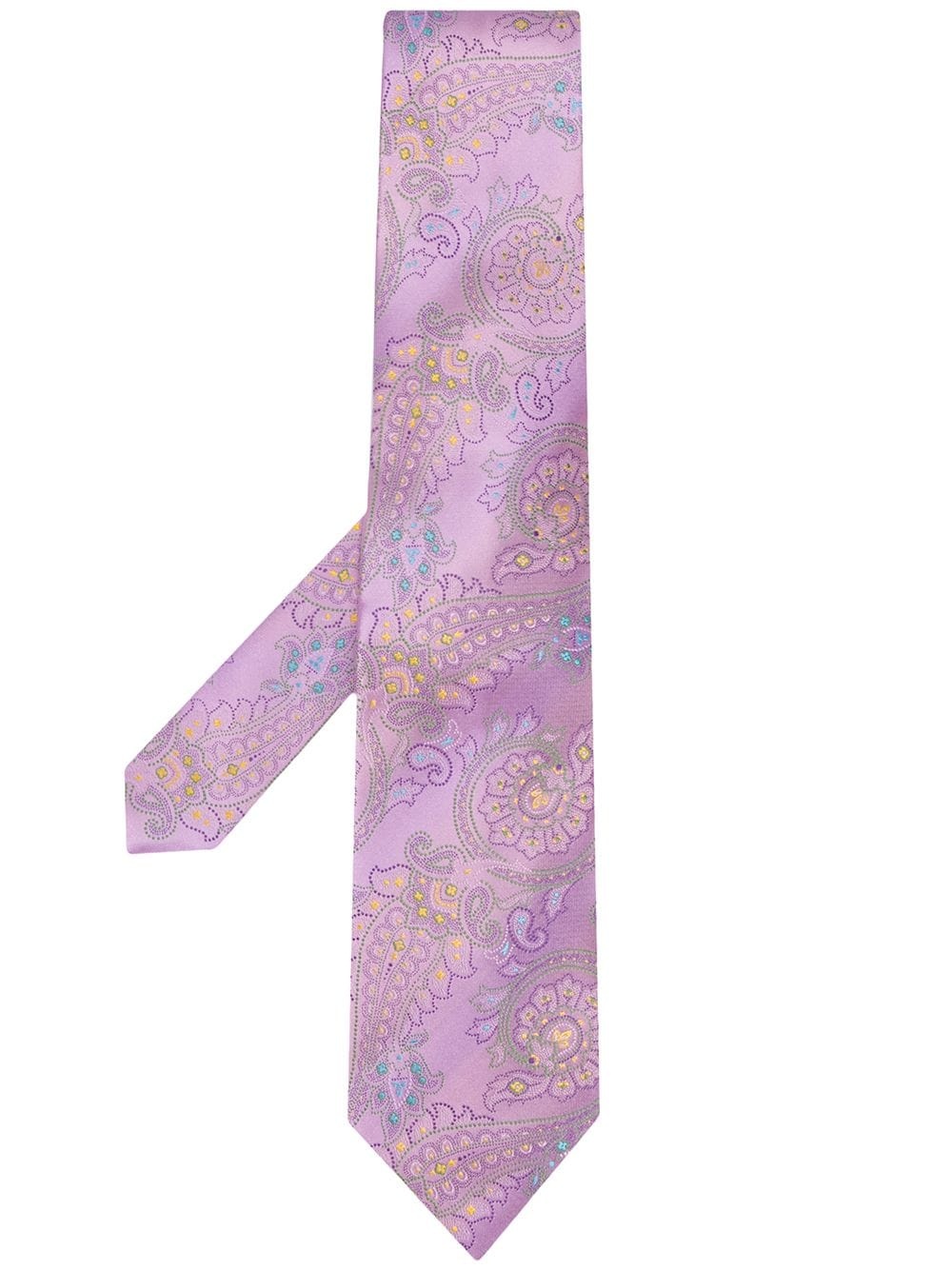 Paisley silk tie - 1