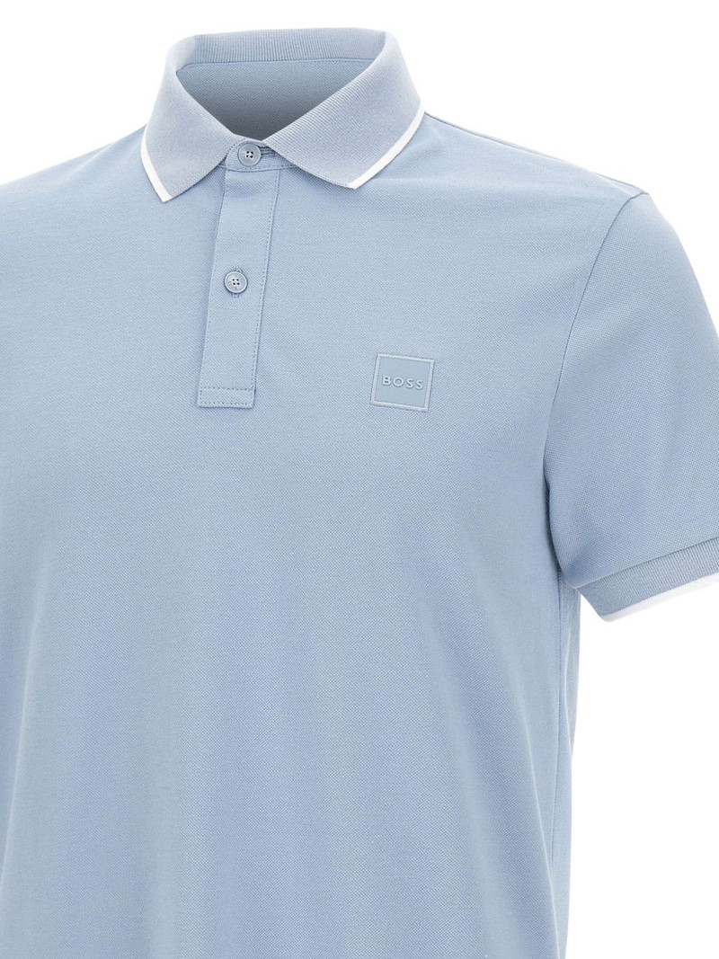 slim-fit polo shirt in stretch-cotton piqué 7