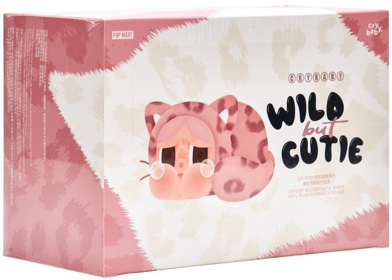 POP MART Pop Mart CRYBABY Wild but Cutie Series Vinyl Plush Pendant Sealed Case (6 Blind Box) outlook