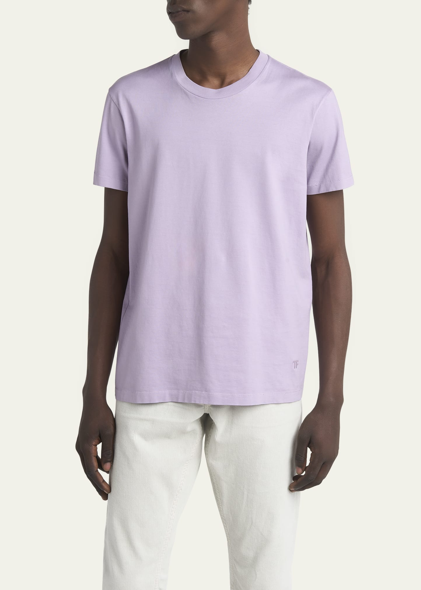 Men's Jersey Cotton Crewneck T-Shirt - 4