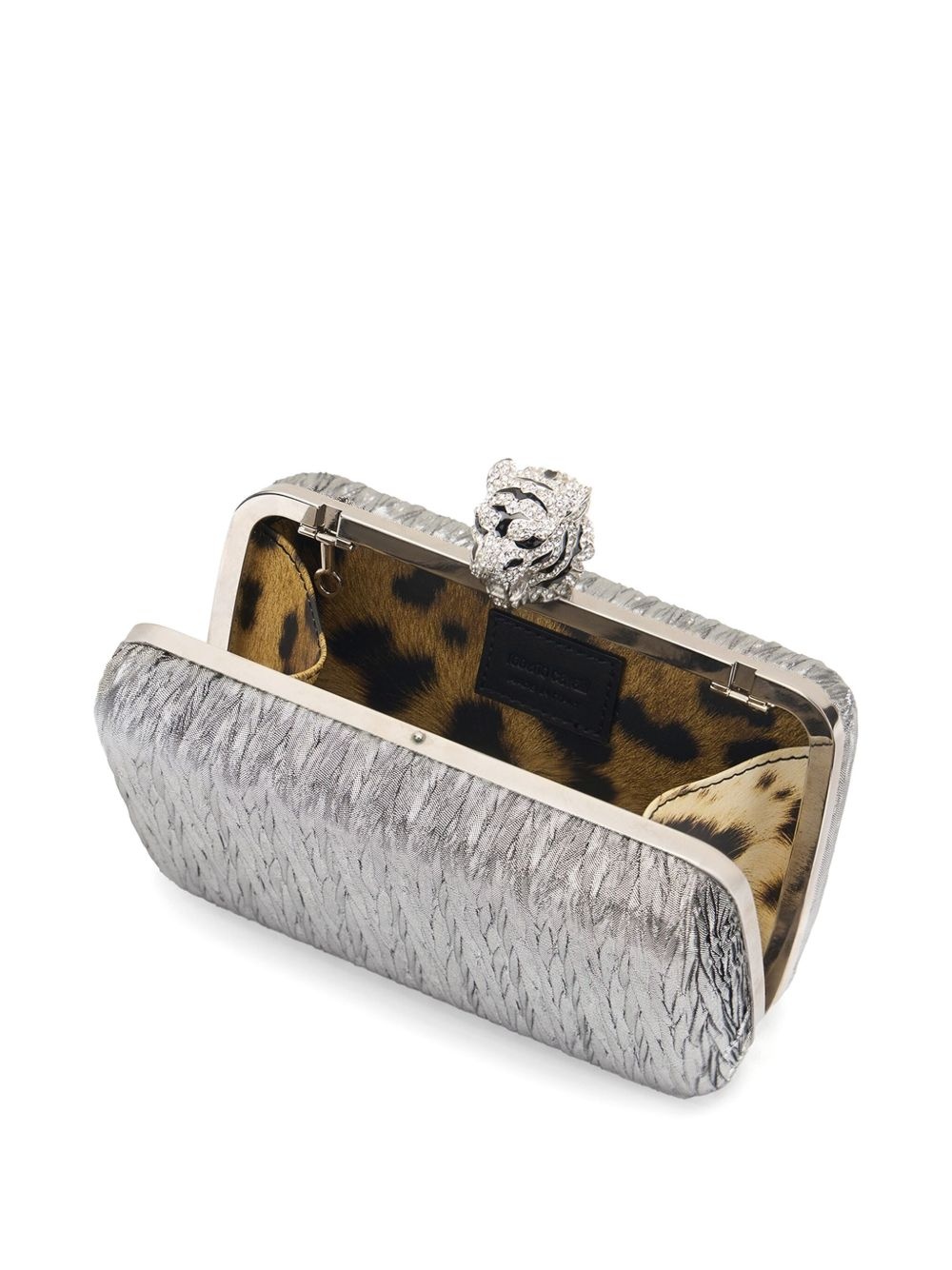 Jewelled Tigers clutch bag - 5