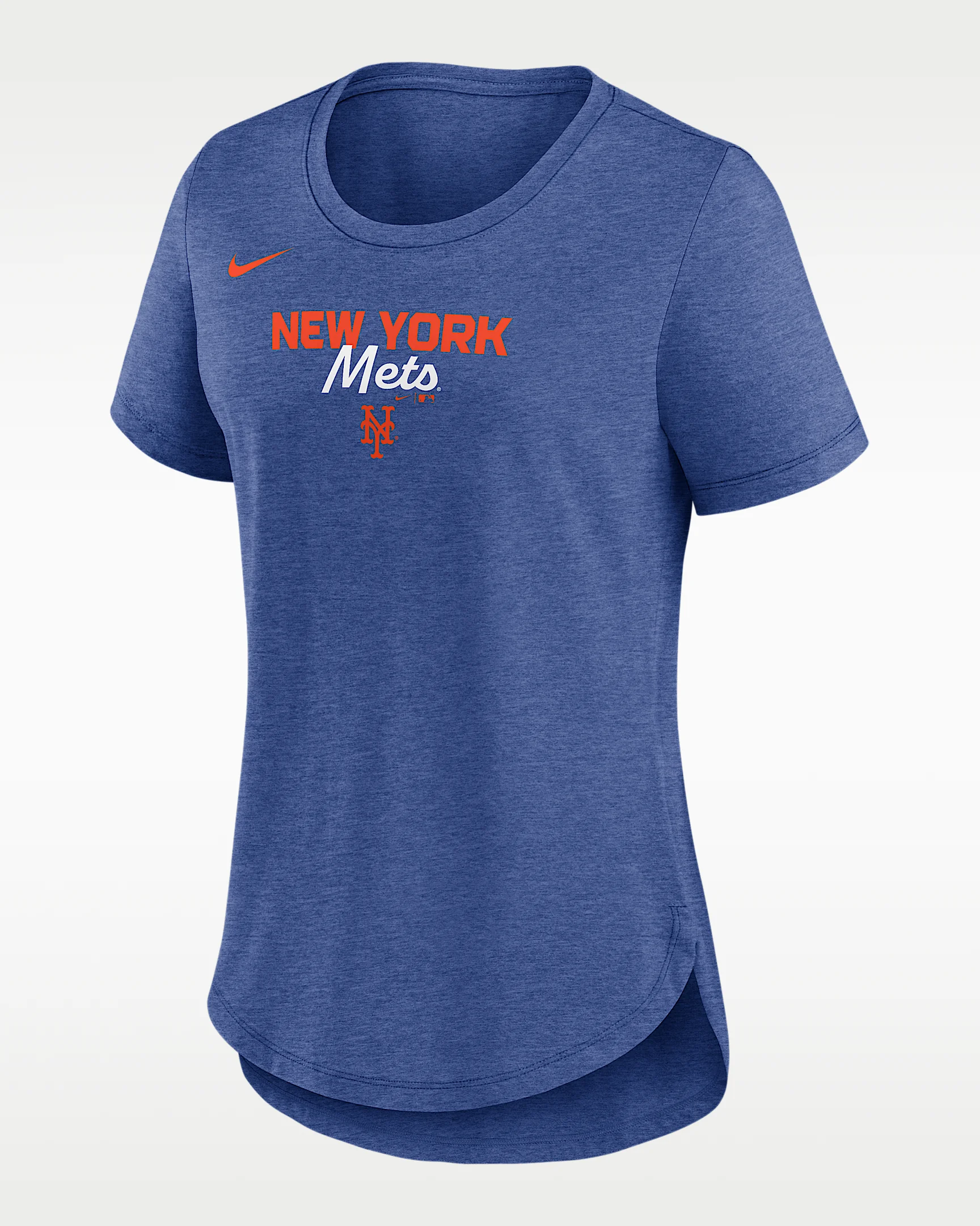 New York Mets Arched Team Name Women's Nike MLB T-Shirt - 1